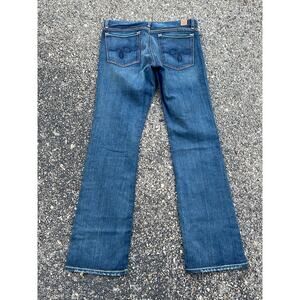 Y2K grunge streetwear Guess bootcut jeans sz 29 low rise dark wash denim